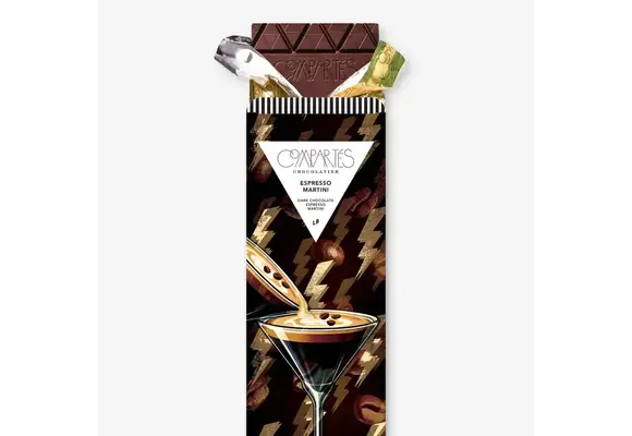 The "Espresso Martini" Bar (Dark Chocolate + Espresso Martini)