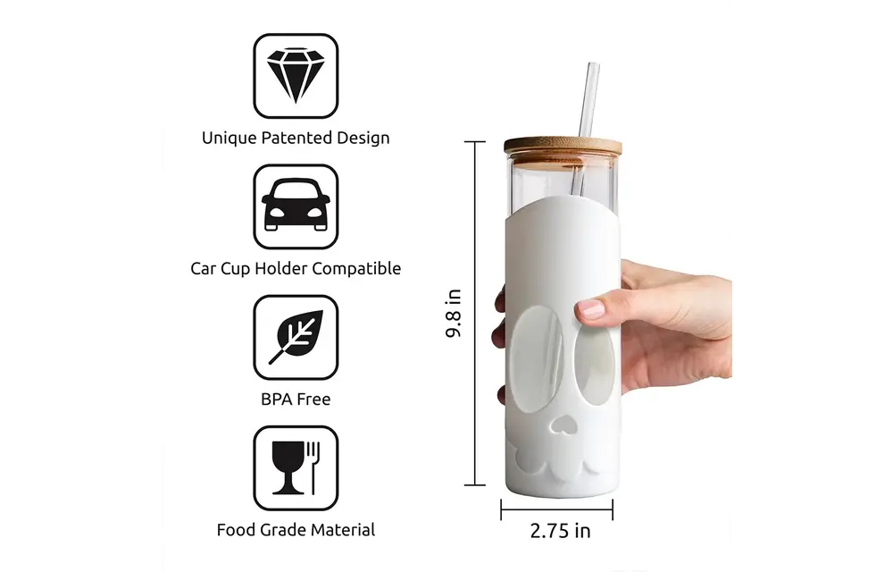 Bonesy Glass Tumbler