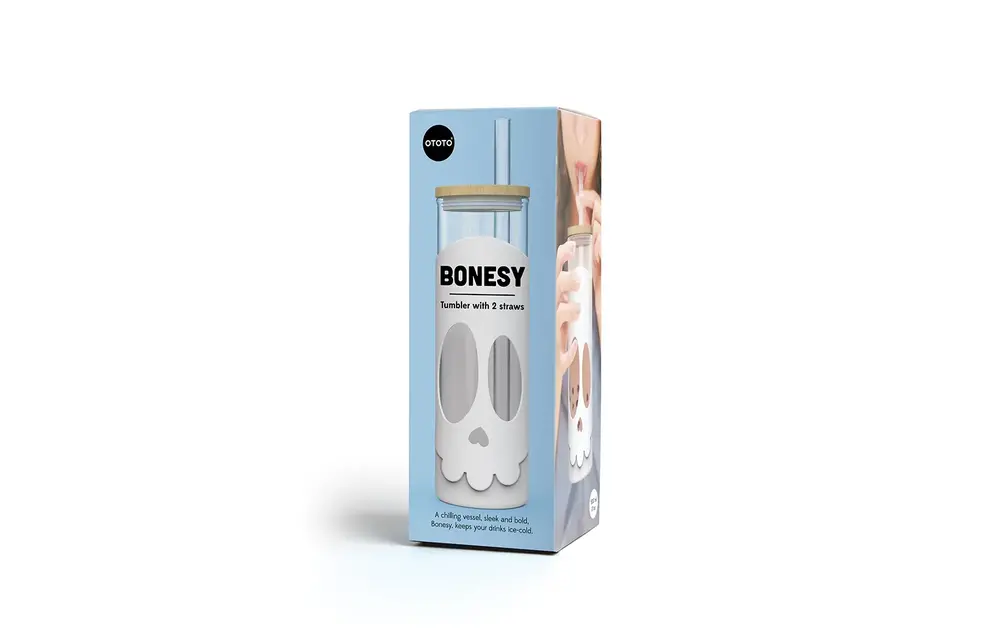 Bonesy Glass Tumbler