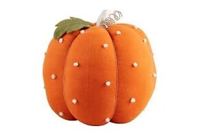 Orange Dotted Stuffed Pumpkin