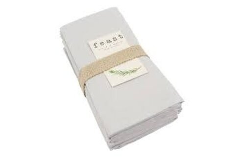 Feast Easy Care Dinner Napkin S/12 Gray