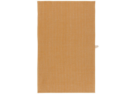 Striped Linen + Cotton Dishtowel Ochre