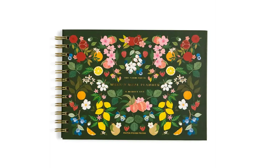 Floral Farm Fresh Weekly Meal Planner