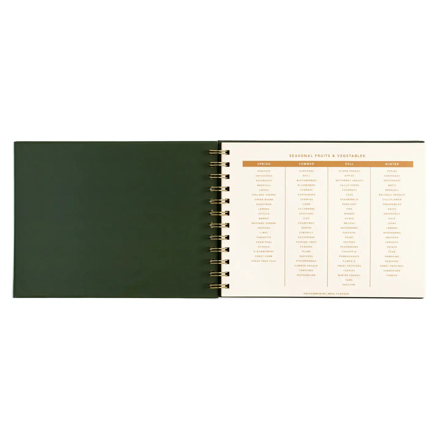 Floral Farm Fresh Weekly Meal Planner