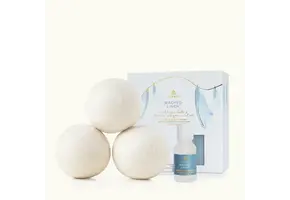 Washed Linen Dryer Balls & Fragrance Oil Set