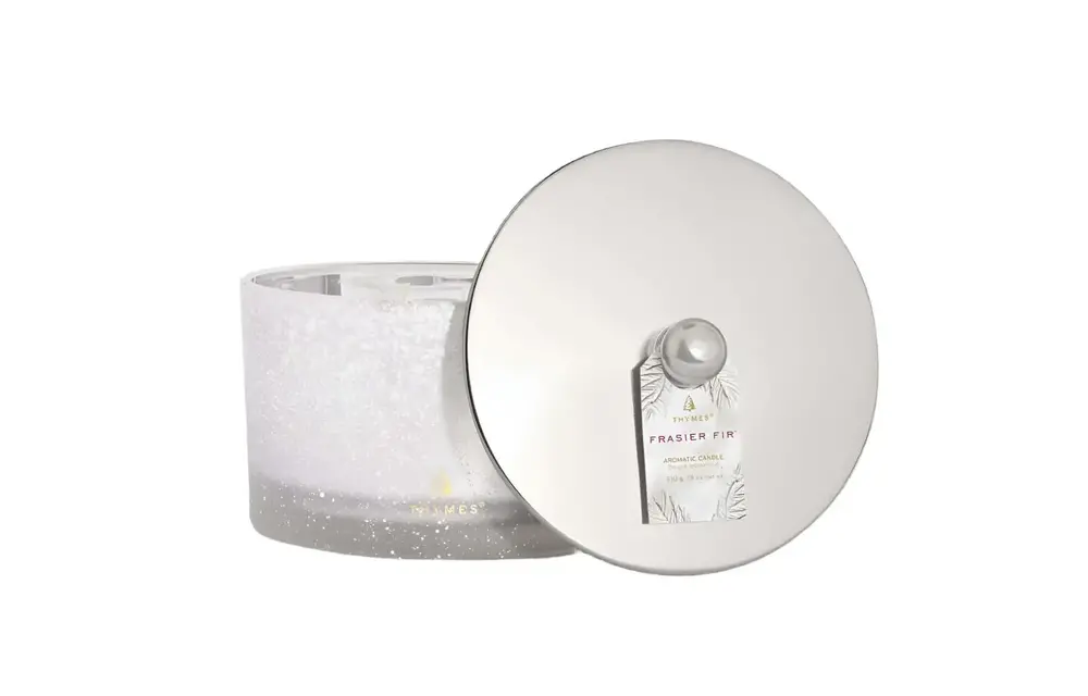 Frasier Fir Flocked Large 3 Wick Candle