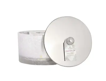 Frasier Fir Flocked Large 3 Wick Candle