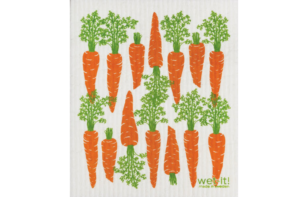 Swedish Dish Cloth Carrots By Row