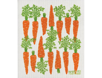 Swedish Dish Cloth Carrots By Row