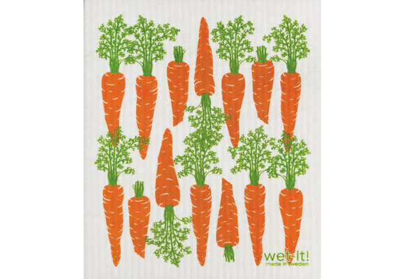 Swedish Dish Cloth Carrots By Row