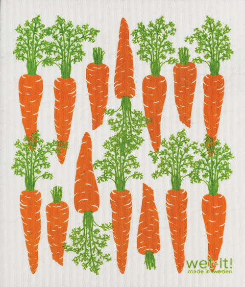 Swedish Dish Cloth Carrots By Row