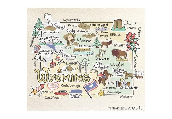 Swedish Dish Cloth Wyoming