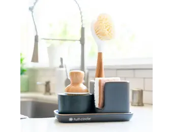 Ceramic Sink Caddy Grey