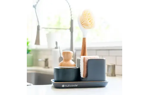 Ceramic Sink Caddy Grey