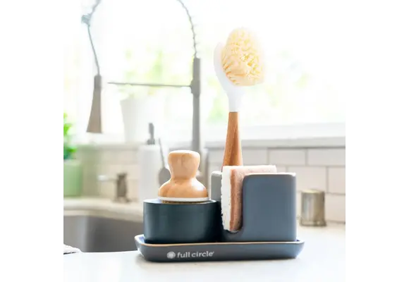 Ceramic Sink Caddy Grey