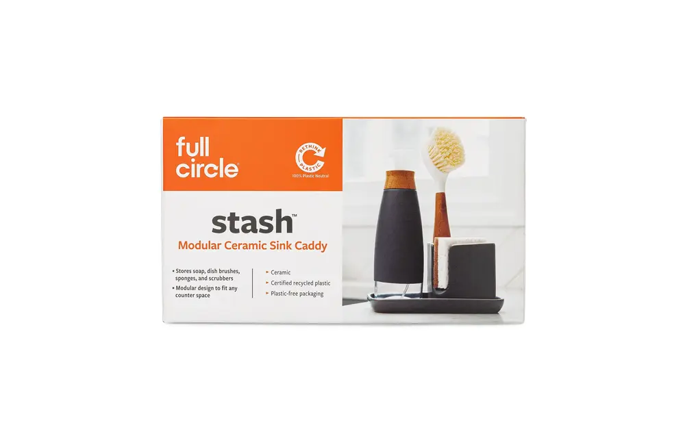 Ceramic Sink Caddy Grey