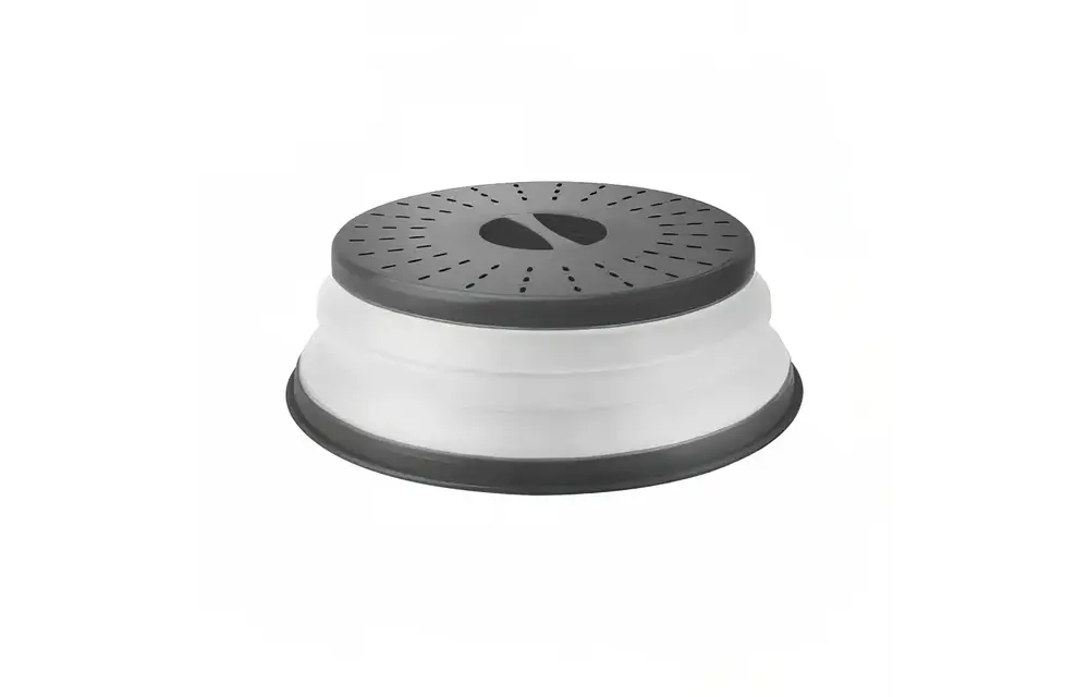 Microwave Collapsible Food Cover Medium - Charcoal