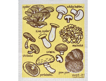 Swedish Dish Cloth Mushroom Medley