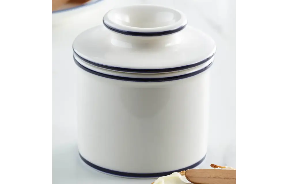 Butter Bell Le Bistro Blue Trim