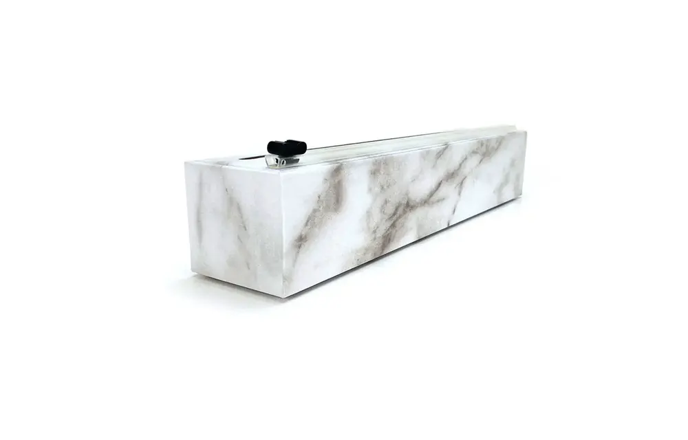 Dispenser Carrara Marble Plastic Wrap 12" x 250'