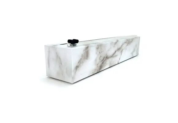 Dispenser Carrara Marble Plastic Wrap 12" x 250'