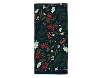 Winter Berries Tea Towel