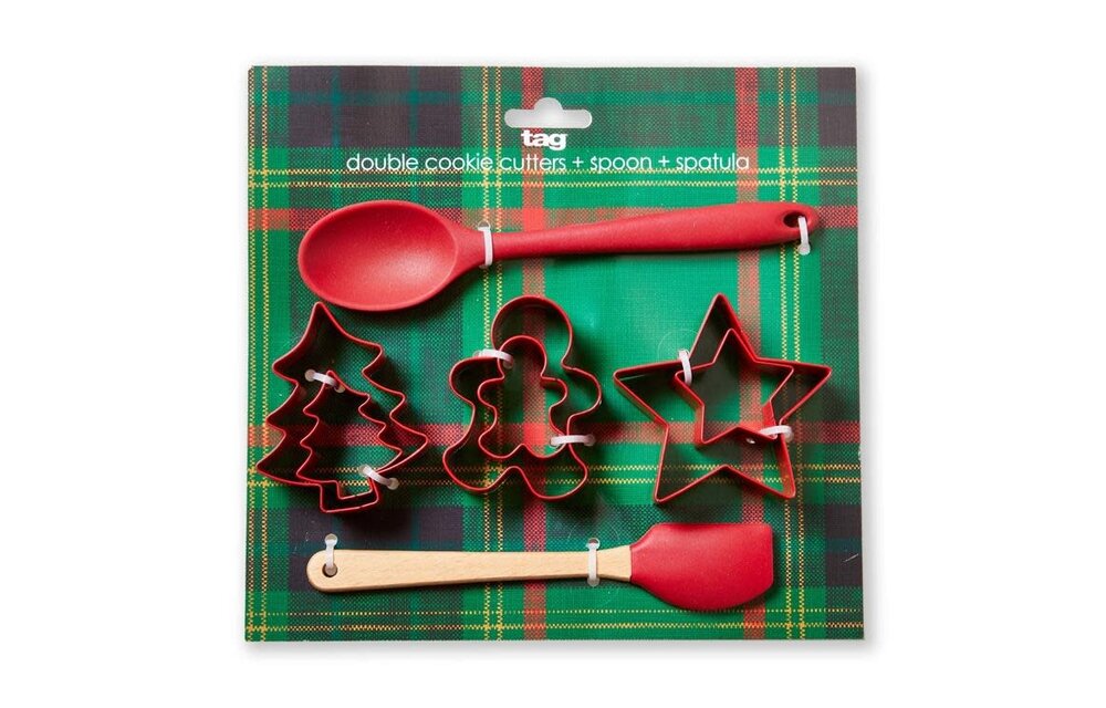 Cookie Cutter Spatula Spoon S/8