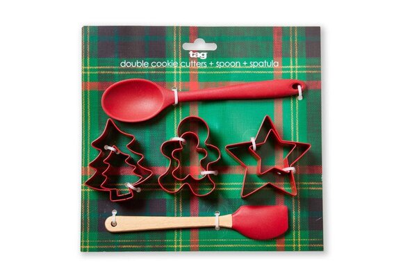 Cookie Cutter Spatula Spoon S/8