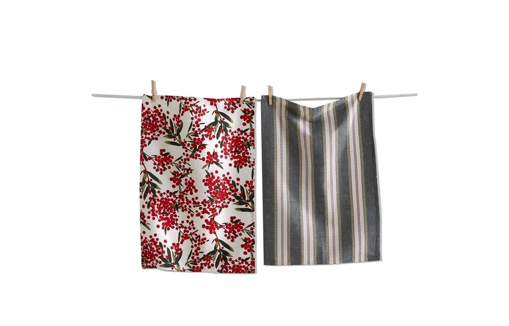 Sprig Dishtowel S/2