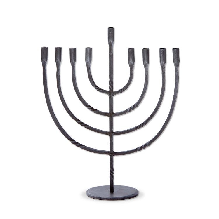 Forged Twist Menorah