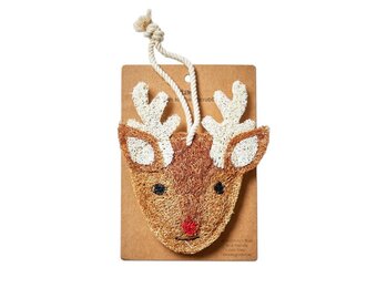 Reindeer Loofah Scrubber