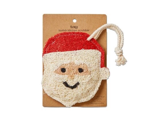 Christmas Santa Loofah Scrubber