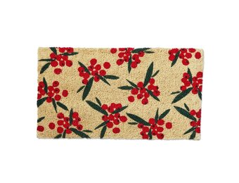 Winter Berries Coir Mat