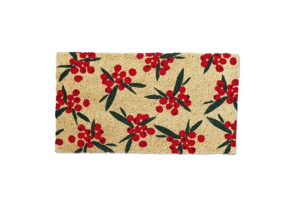 Winter Berries Coir Mat