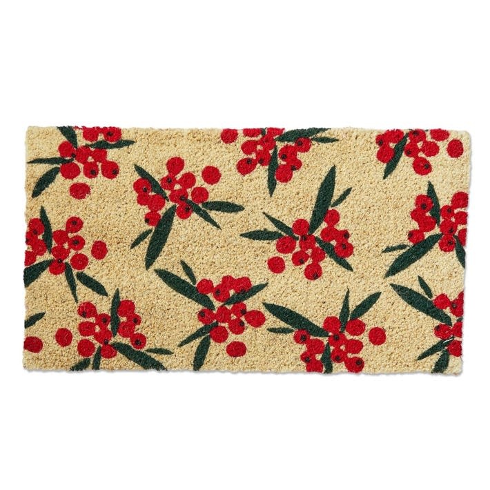 Winter Berries Coir Mat
