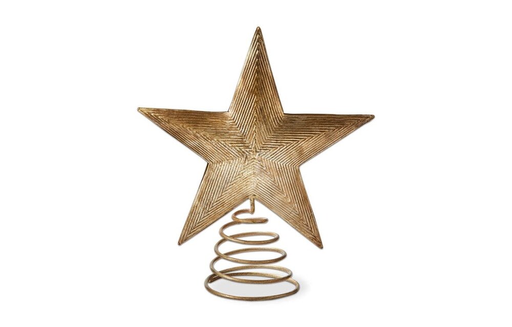 Gold Star Tree Topper