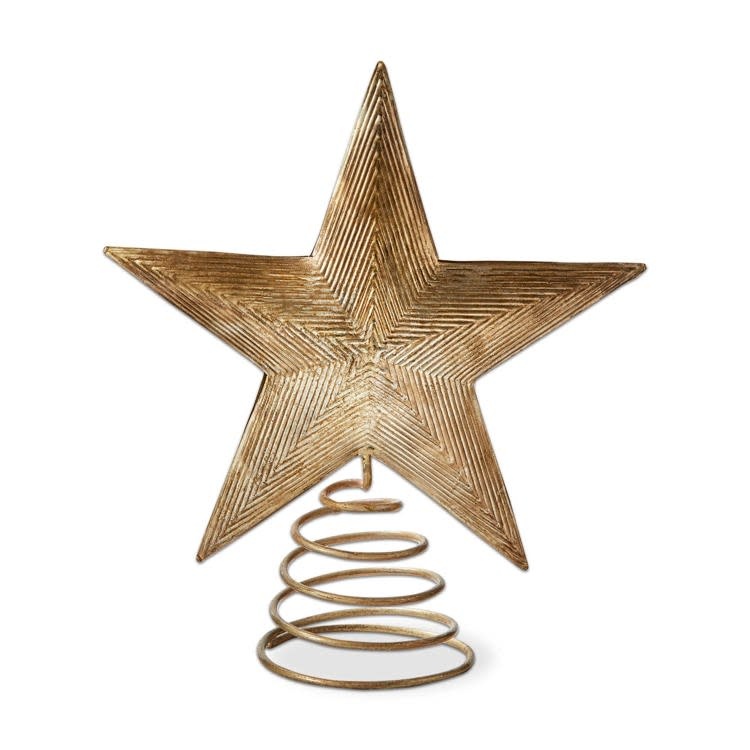Gold Star Tree Topper