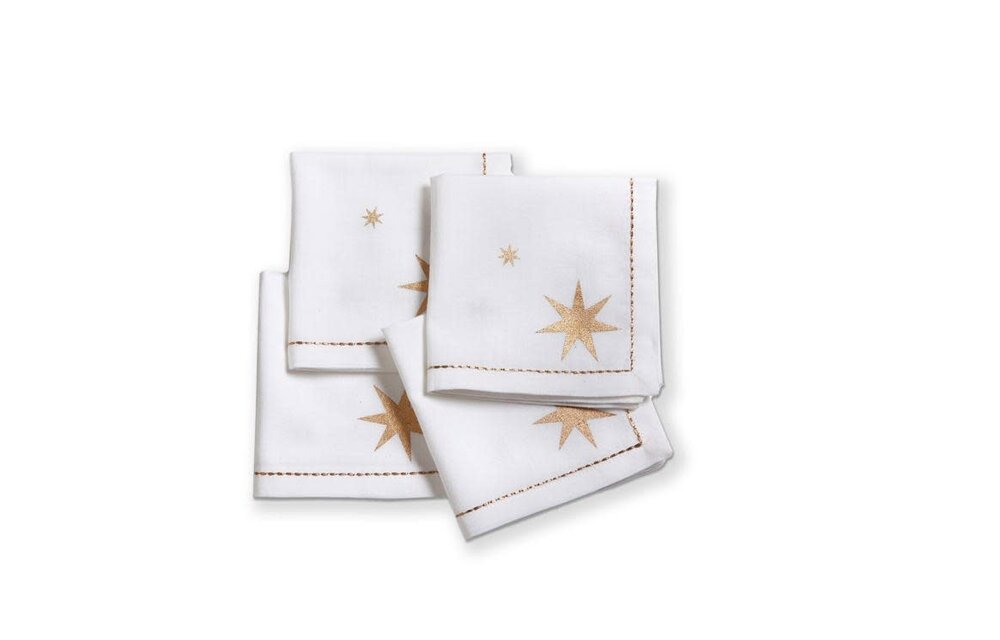 Starlight Cocktail Napkinn S/4