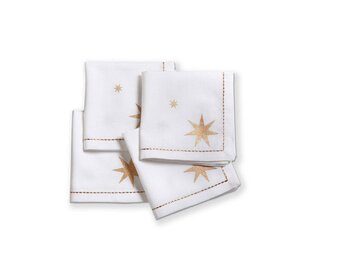 Starlight Cocktail Napkinn S/4