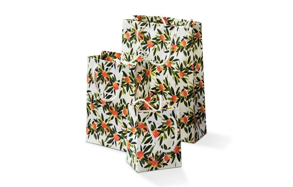 Citrus Grove Gift Bag S/3