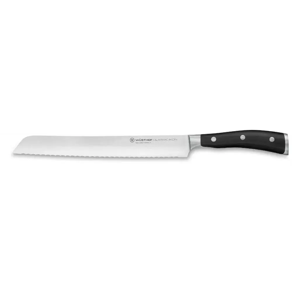 IKON Double Serrated Bread 9"