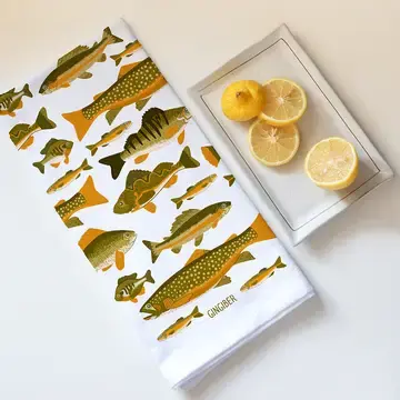 Fish Tea Towel
