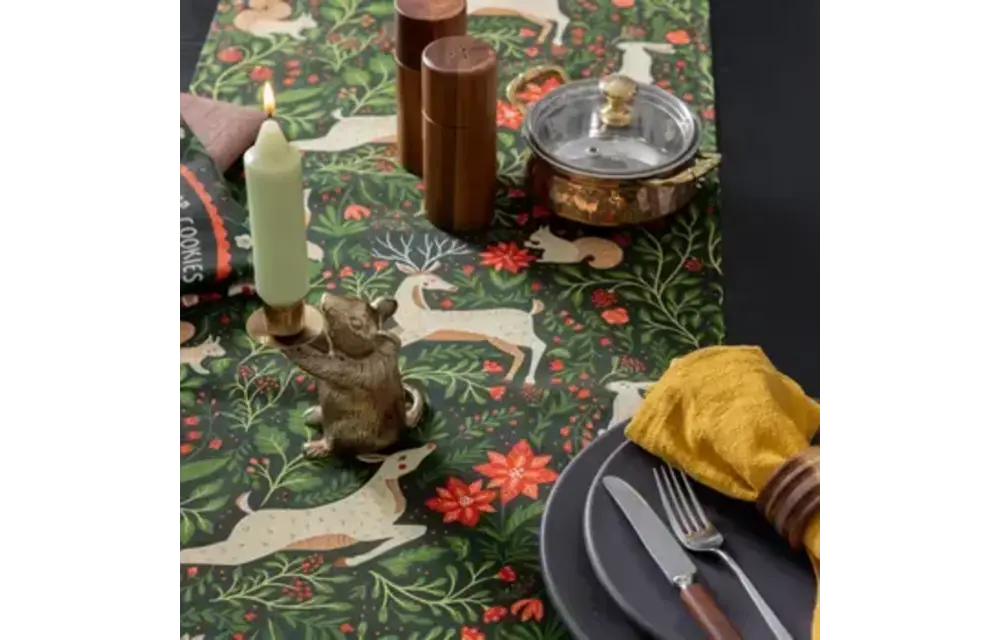 Christmas Forest Table Runner