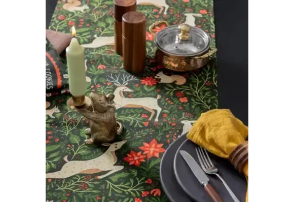 Christmas Forest Table Runner