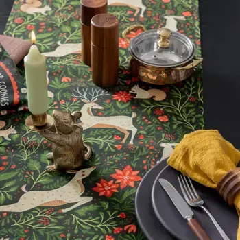 Christmas Forest Table Runner