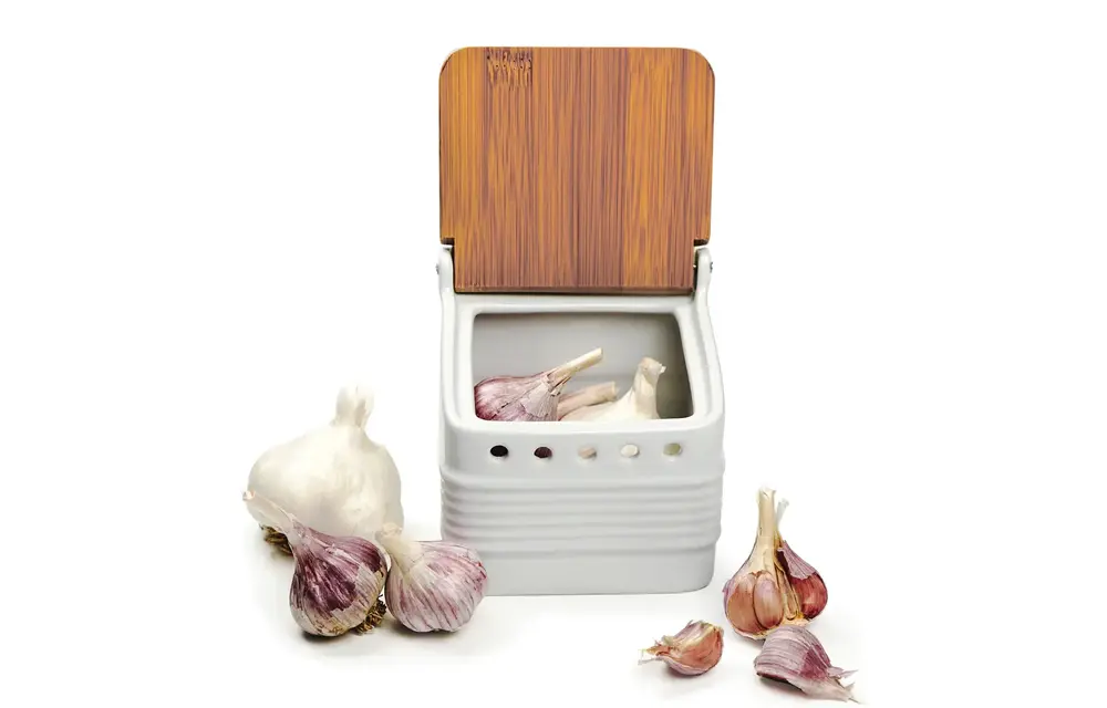 Stoneware Garlic Keeper