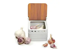 Stoneware Garlic Keeper