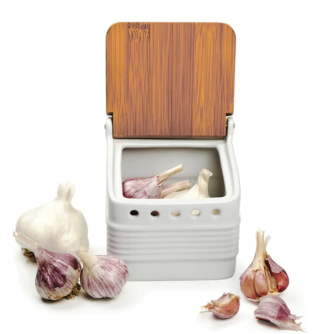 Stoneware Garlic Keeper