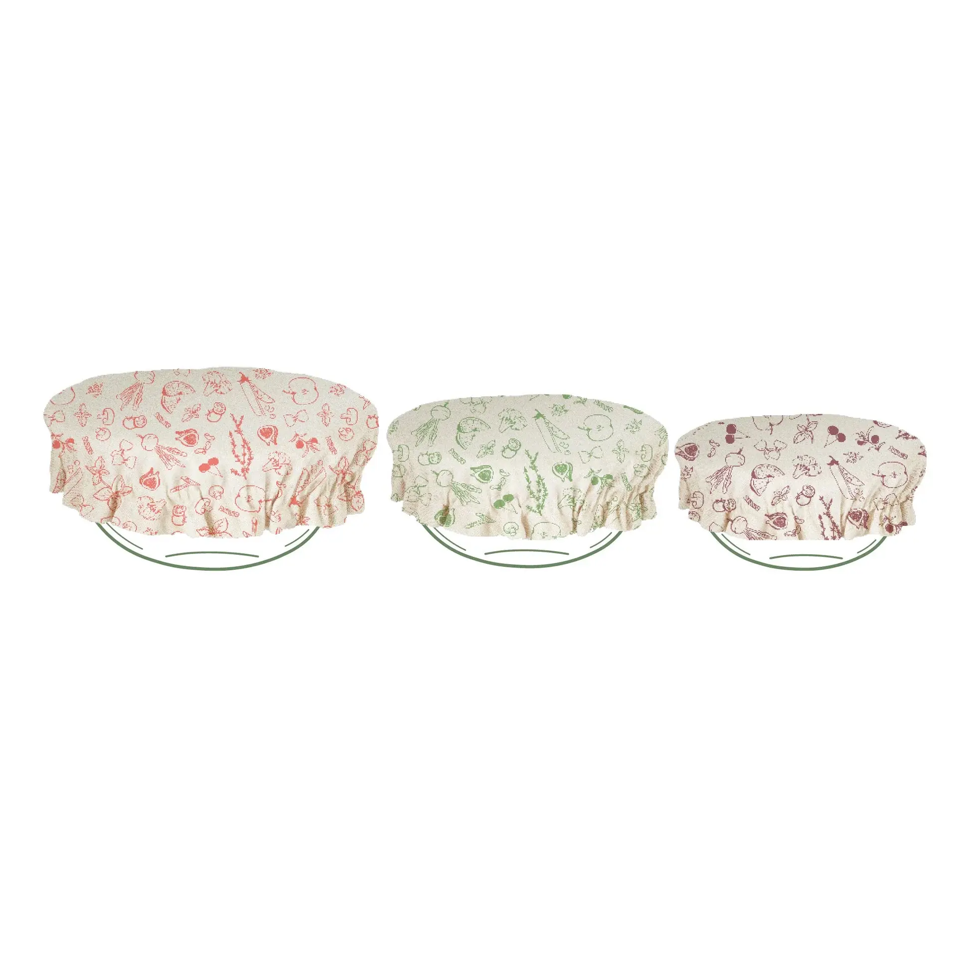 Round Food Covers Set of 3