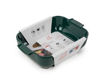 Appolia Rectangular Baker 12.5" Forest Green